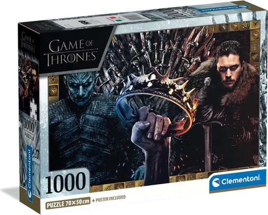 Clementoni - Puzzle 1000 Hra o trůny