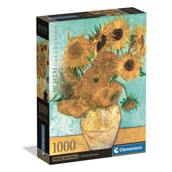 Clementoni - Puzzle 1000 Muzeum Slunečnice