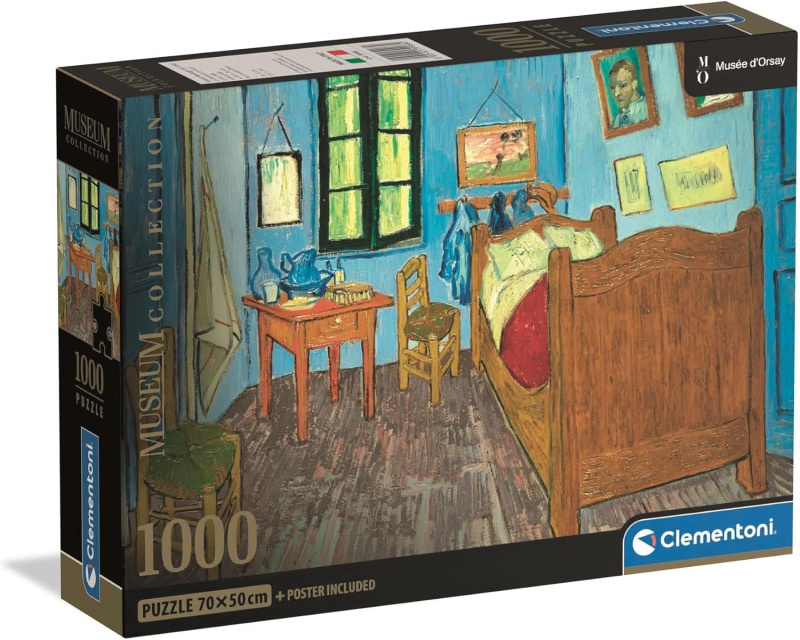 Clementoni - Puzzle 1000 Muzeum Ložnice v Arles