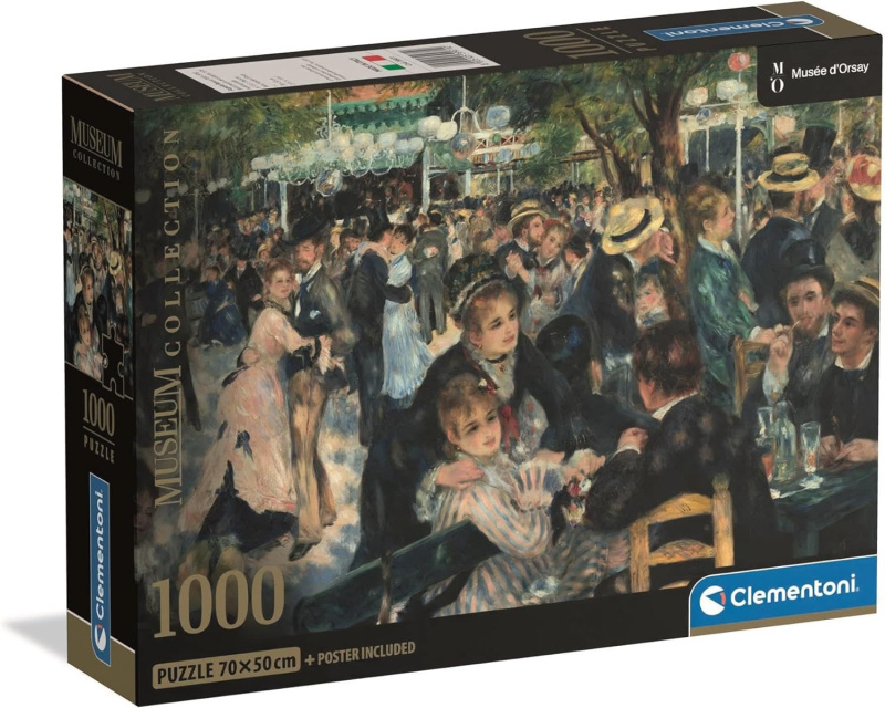 Clementoni puzzle Museum Collection – Bál v Moulin de la Galette, 1000 dílků