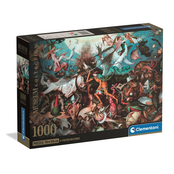 Clementoni - Puzzle 1000 Muzeum Pád vzbouřených andělů