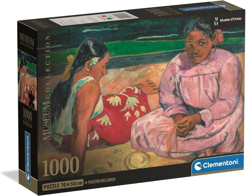 Clementoni - Puzzle 1000 Muzeum Ženy z Tahiti