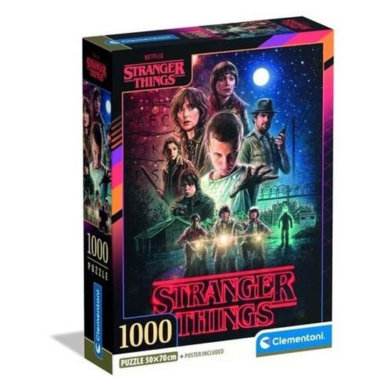Puzzle 1000 dílků NETFLIX STRANGER THINGS – plakát od Clementoni