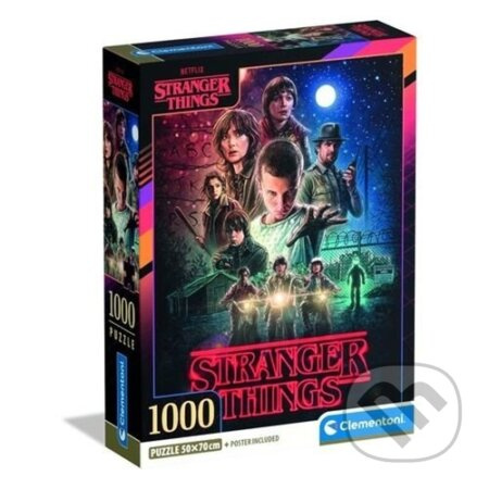 Puzzle 1000 dílků NETFLIX STRANGER THINGS – plakát od Clementoni