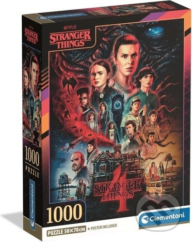 Puzzle Stranger Things 4 od Clementoni, 1000 dílků