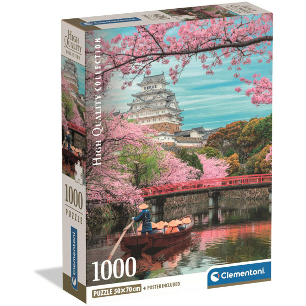 Clementoni Puzzle Hrad Himeji na jaře 1000 dílků