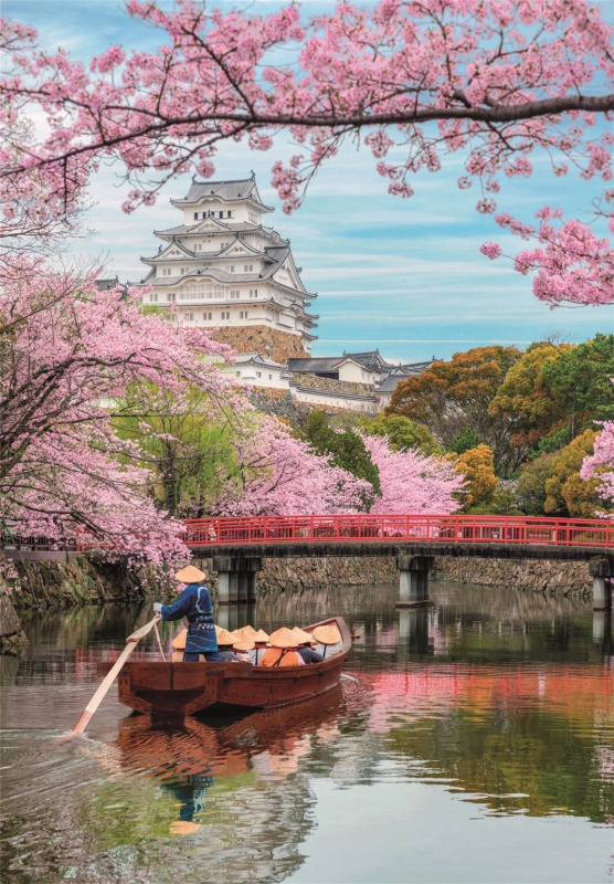 Clementoni Puzzle Hrad Himeji na jaře 1000 dílků