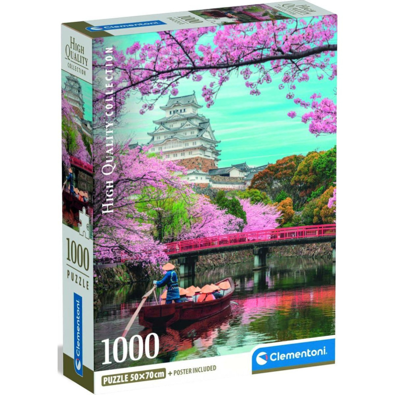 Clementoni Puzzle Hrad Himeji na jaře 1000 dílků