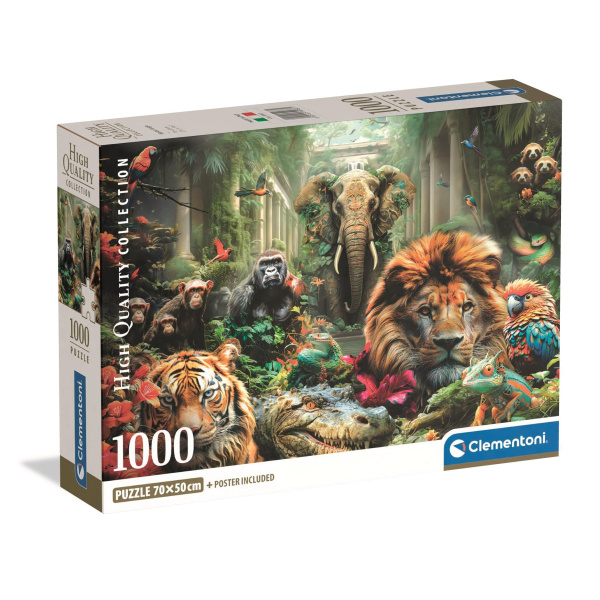 Clementoni - Puzzle 1000 Tajemná džungle