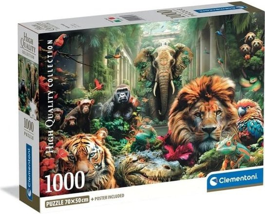 Clementoni - Puzzle 1000 Tajemná džungle