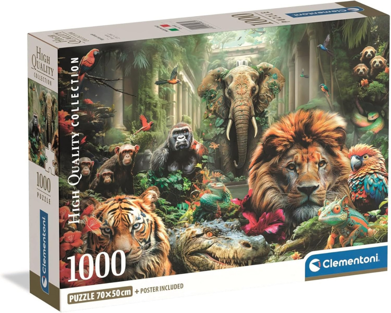 Clementoni - Puzzle 1000 Tajemná džungle