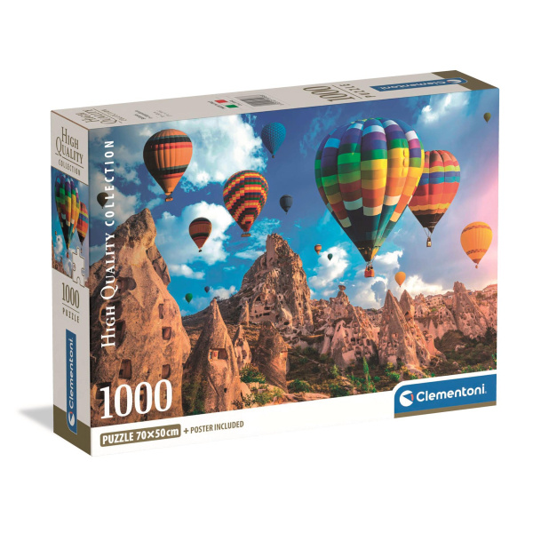Clementoni - Puzzle 1000 Balóny v Kappadokii