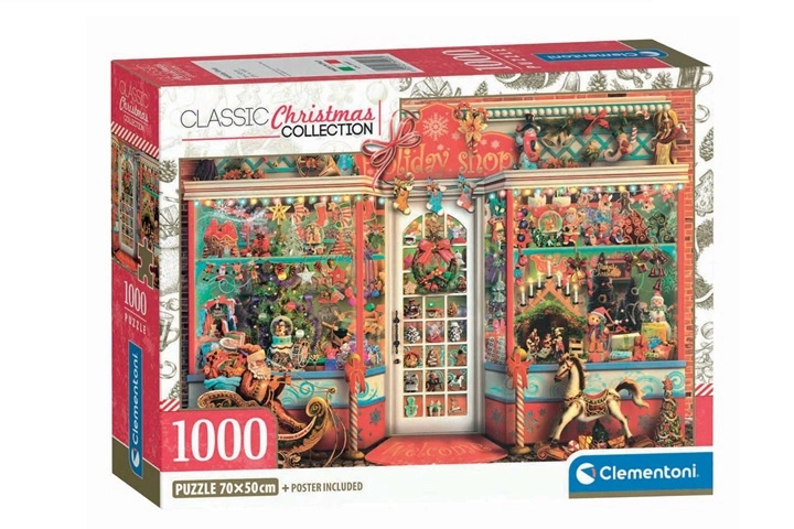 Clementoni puzzle compact 1000 dílků holiday shop