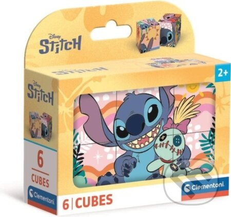Sada kubusových kostek DISNEY STITCH – 6 dílů od Clementoni