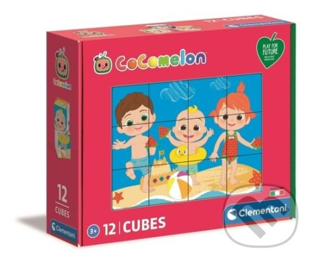 Obrázkové kostky CoComelon, 12 kostek (Play For Future) - hra z kategorie Stavebnice