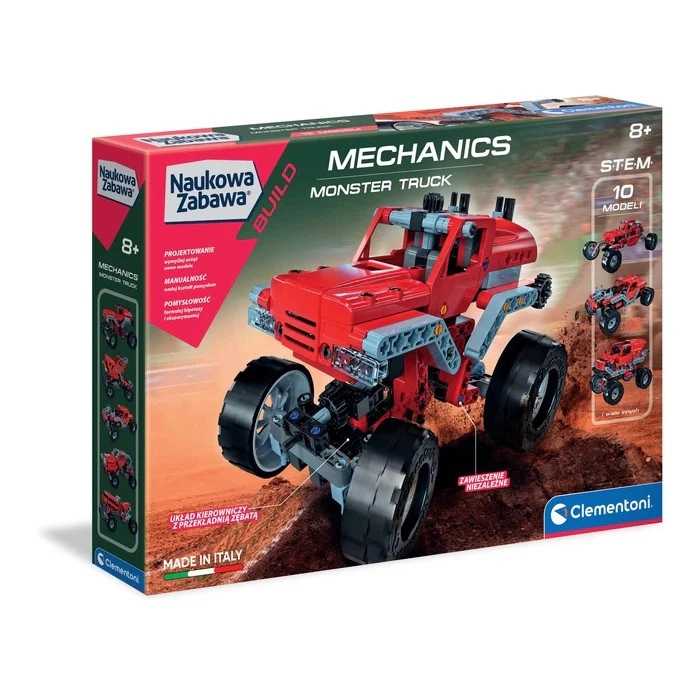 Laboratoř mechaniky Monster Truck Clementoni