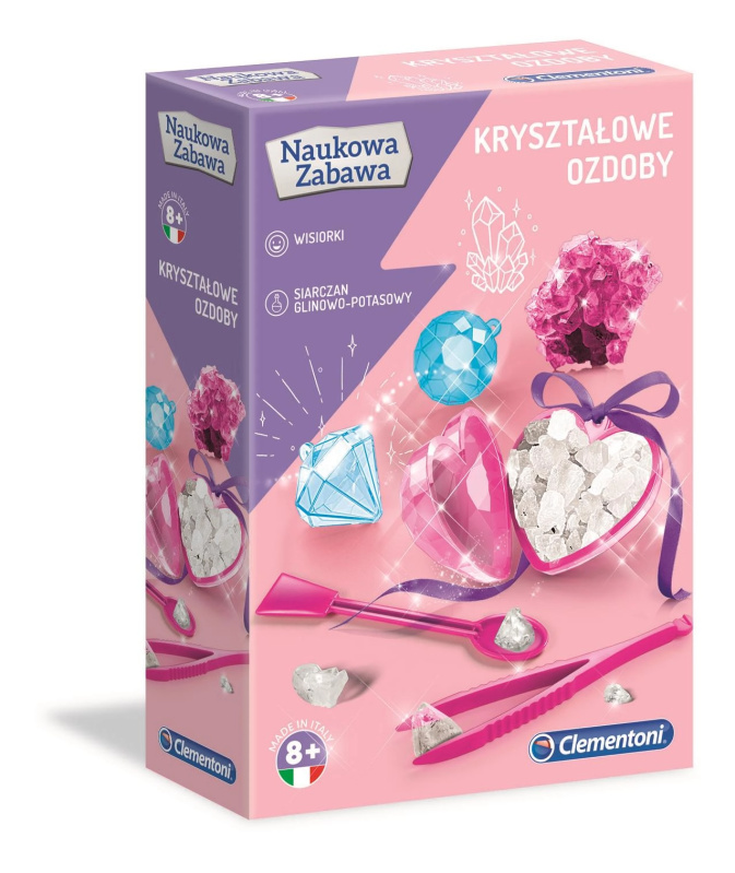 Clementoni Vzdělávací křišťálové ozdoby