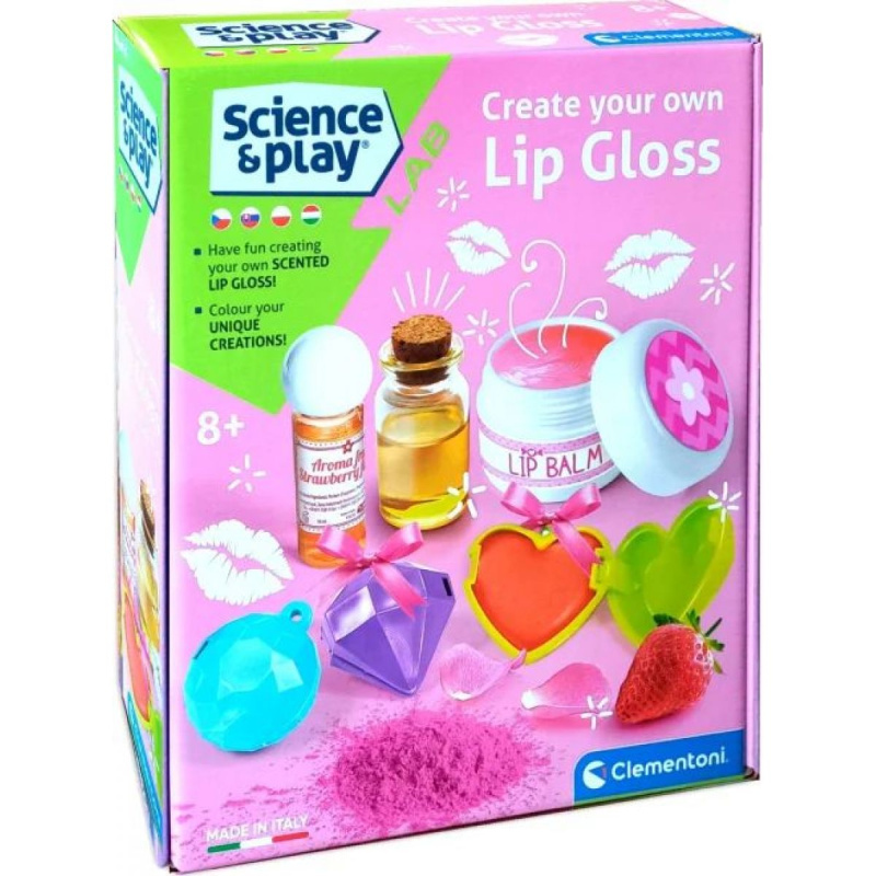 CLEMENTONI Science&Play: Laboratoř na výrobu balzámů na rty