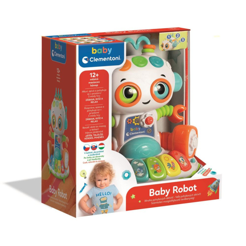 CLEMENTONI BABY Interaktivní robot CZ,SK,HU
