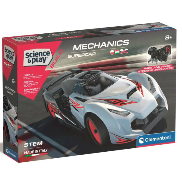 Clementoni Mechanická laboratoř Závodní auto Supercar