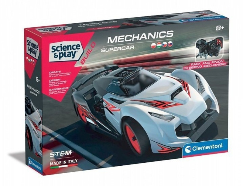 Clementoni Mechanická laboratoř Závodní auto Supercar