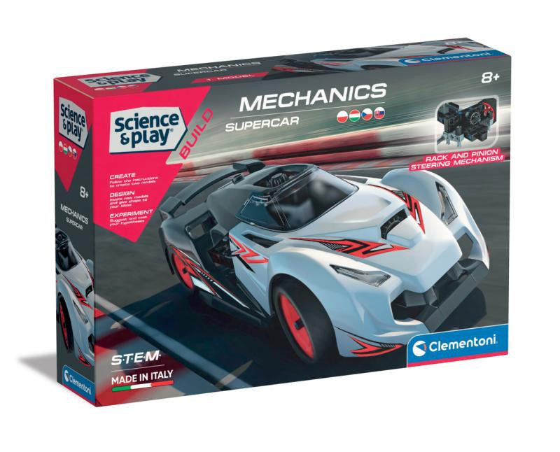 Clementoni Mechanická laboratoř Závodní auto Supercar