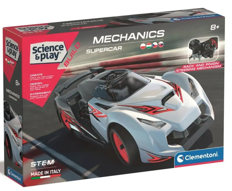 Clementoni Mechanická laboratoř Závodní auto Supercar