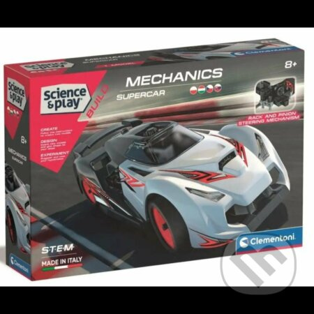 Clementoni Mechanická laboratoř Závodní auto Supercar