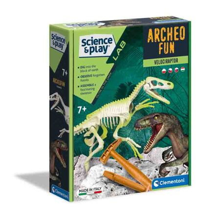 Clementoni Vykopávky Velociraptor