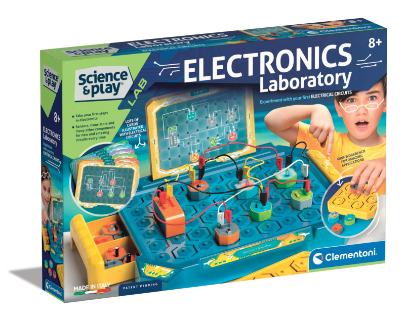 CLEMENTONI Science&Play Elektronická laboratoř: Elektrické obvody
