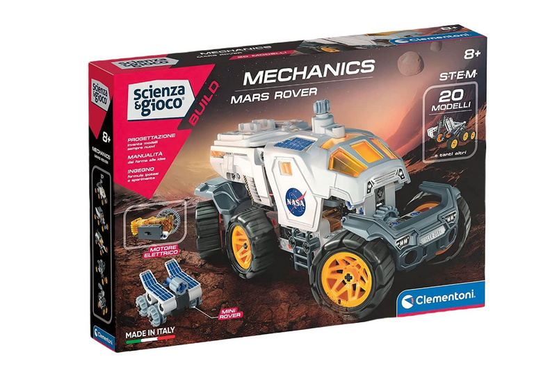 CLEMENTONI Science&Play Mechanická laboratoř NASA Vozítko Mars