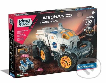 CLEMENTONI Science&Play Mechanická laboratoř NASA Vozítko Mars