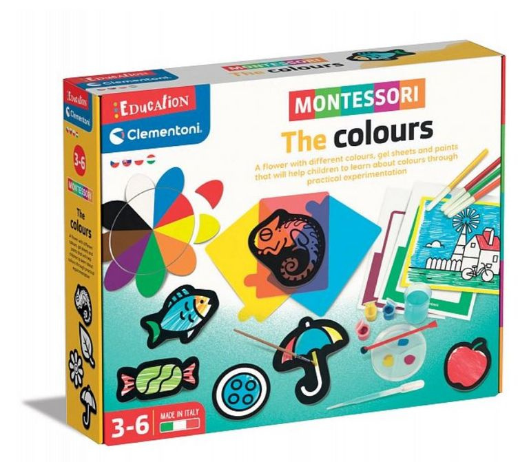 CLEMENTONI Sada Montessori: Barvy