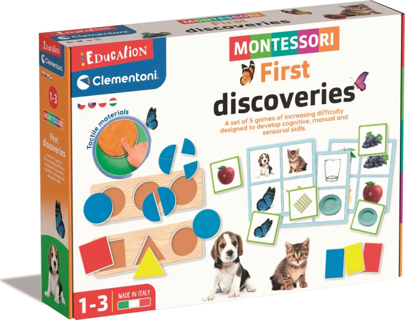 Montessori Clementoni Sada první objevy 6 her