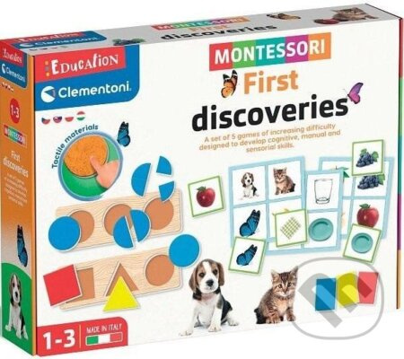 Montessori Clementoni Sada první objevy 6 her