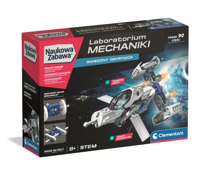 Laboratorium mechaniky – hvězdný průzkumník CLEMENTONI
