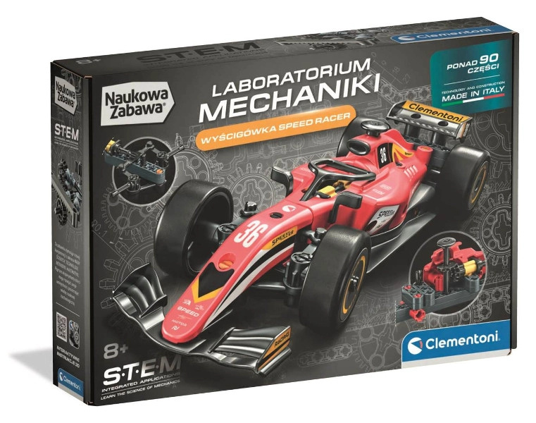 Závodní auto Speed Racer – mechanická stavebnice