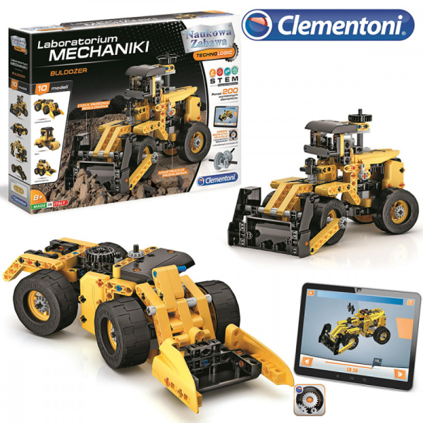 Mechanická laboratoř buldozer 10v1 od Clementoni