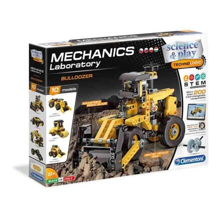 Mechanická laboratoř buldozer 10v1 od Clementoni