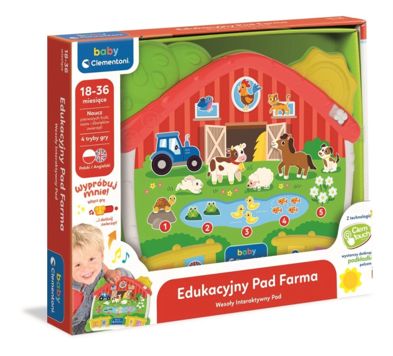 Clementoni baby edukativní pad farma