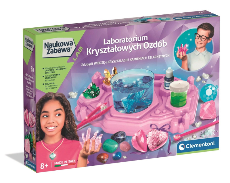 Naukowa Zabawa laboratoř křišťálových ozdob CLEMENTONI