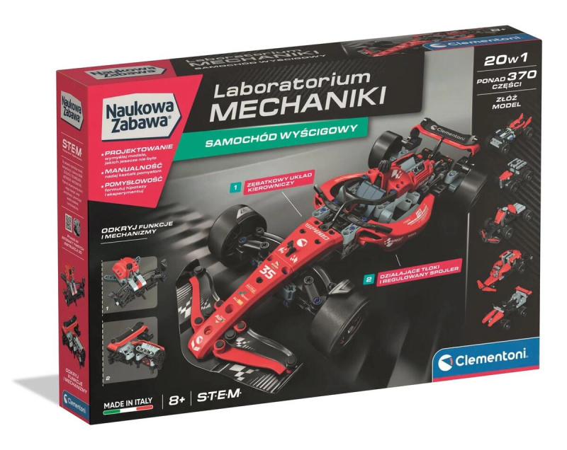 Clementoni Laboratorium mechaniky – závodní auto