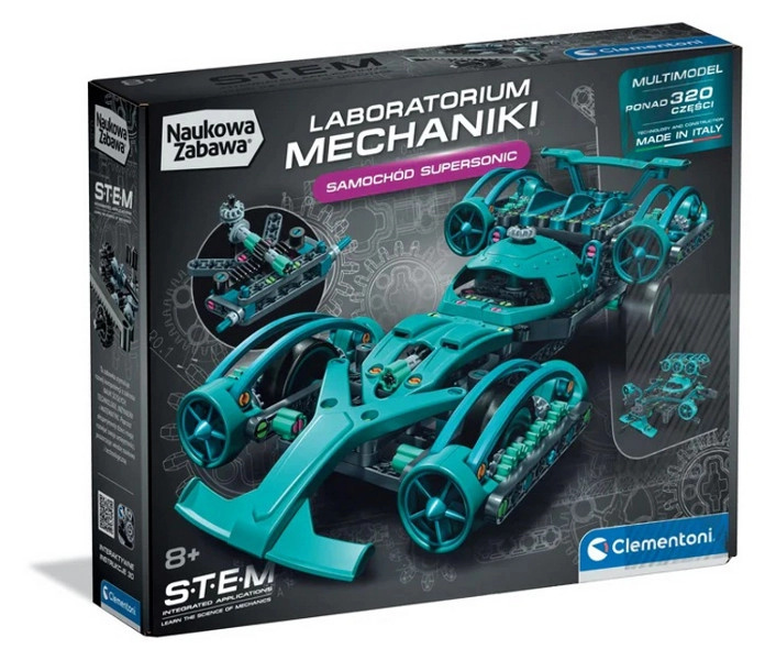 Laboratoř mechaniky – závodní auto Supersonic