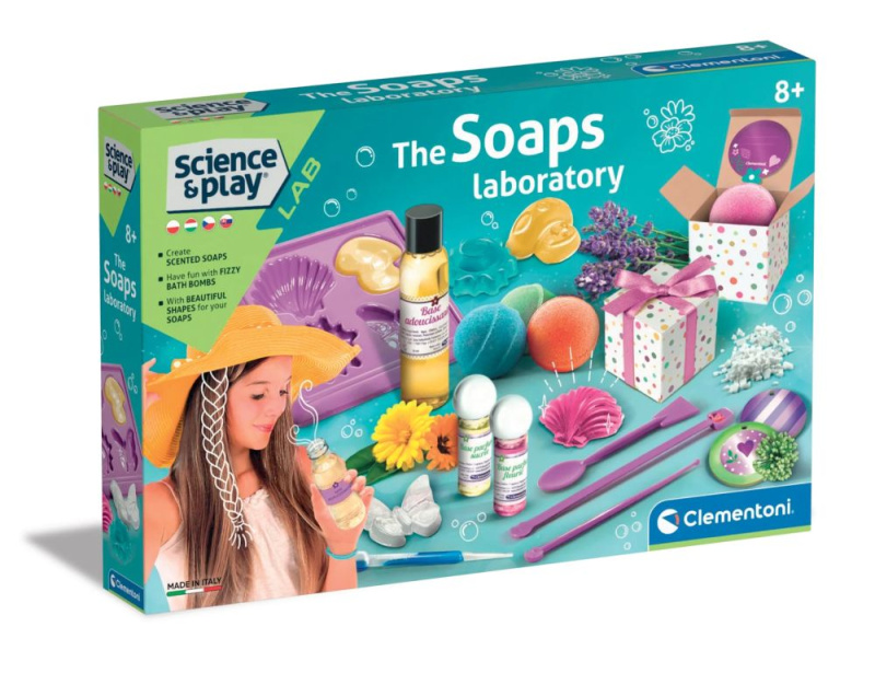 CLEMENTONI Science&Play Laboratoř na výrobu mýdel