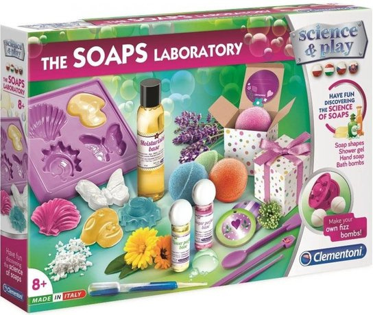 CLEMENTONI Science&Play Laboratoř na výrobu mýdel