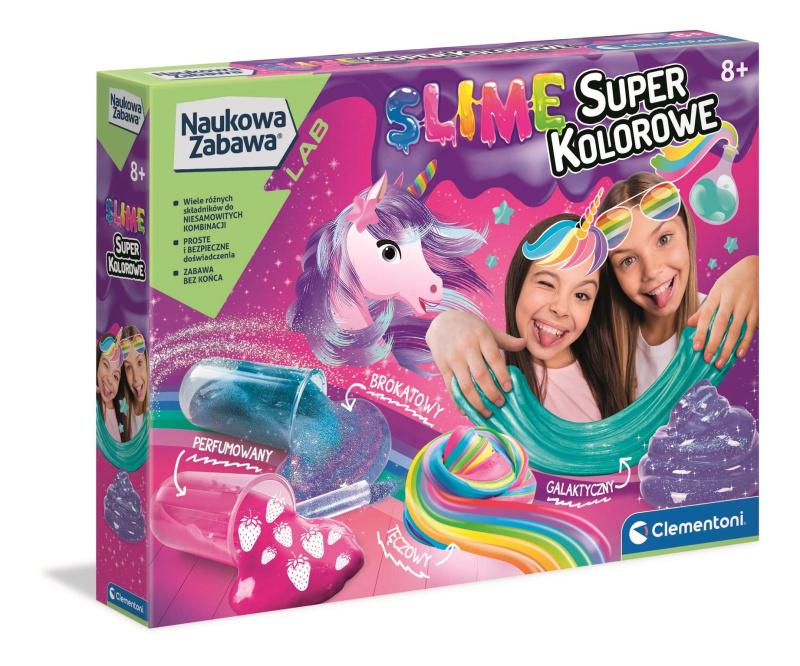 Naukowa Zabawa Super barevné slizy