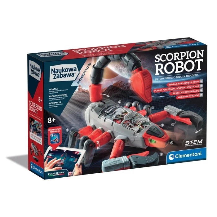 Konstrukční robotický škorpion – stavebnice