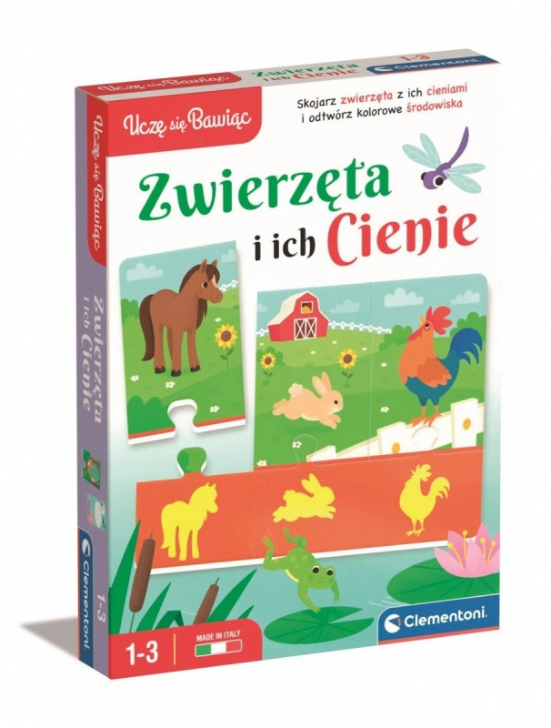 Clementoni učí? si? bavit Zvířata a jejich stíny