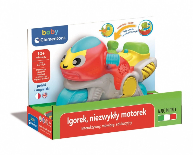 Dětská motorka Igorek – interaktivní odrážedlo s aktivitami