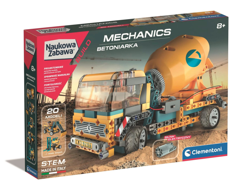 Stavebnice Mechanické laboratorium – míchačka betonu